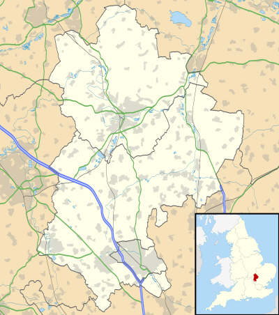 List of places in Bedfordshire is located in Bedfordshire