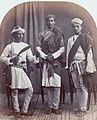 Image 23Left to right: Gurkha, Brahmin and Shudra (Chuhra-Chamar) in Shimla (1868) (from Punjab)
