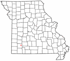 Location of Chesapeake in Missouri