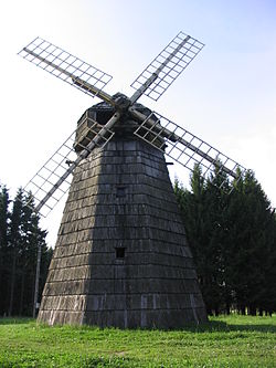 Windmill in Telšiai County