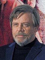 Hamill at the Japanese premiere of Star Wars: The Last Jedi in December 2017