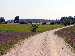 Landscape near Marškonė