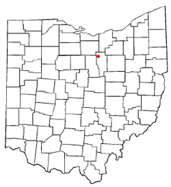 Location of Savannah, Ohio