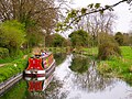 Image 106A boat on the Basingstoke Canal (from Portal:Hampshire/Selected pictures)