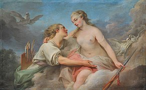 Venus and Adonis. Clément Belle