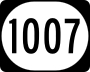 Kentucky Route 1007 marker