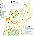 Geographycal distribution of the main ethno-cultural communities Haifa and Northern districts[133]