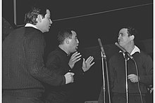 Yarkon Bridge Trio performing in the Kinor David award ceremony, 1964