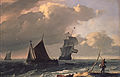 Bewegte See mit Schiffen (Ludolf Backhuysen, nach 1680)