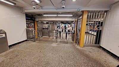 One of two new entrances, opened in 2023