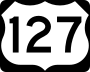 US Highway 127 marker