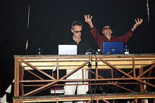 Live at 2006's Consumer Electronics Festival. Pictured is William Bennett (left) and Philip Best.
