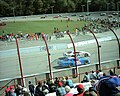ASA race at Winchester Speedway in 2003; front stretch