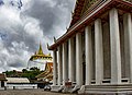 Golden Mount and ubosot (main hall) of Wat Saket