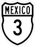 Federal Highway 3 shield