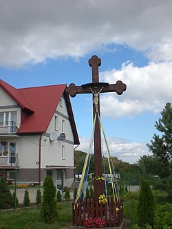 Wayside cross in Głazica