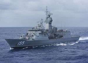 HMAS Ballarat in 2016