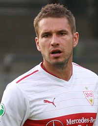 Grüttner playing for Stuttgart in 2013