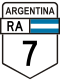 National Route 7 shield}}