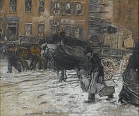 Winter on 21st Street, New York 1889 – Brooklyn Museum