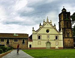 Facade of the San Vicente Ferrer Church, a declared National Cultural Treasure