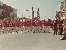 Western Dubuque High School marching band, Dyersville, Iowa