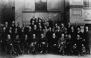 First Dáil Éireann at the Mansion House 21 January 1919.
