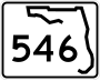 State Road 546 marker