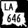 Louisiana Highway 646 marker