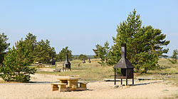 Nõva camping site at Peraküla beach