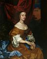 Portrait of Margaret Hughes by Peter Lely, 1672