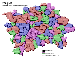 Žižkov is located in Greater Prague