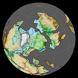 Paleogeography of the Early Permian, 280 Ma