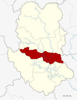 District location in Sukhothai province