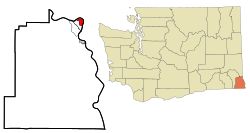Location of Clarkston, Washington