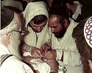 Preparing for a Jewish ritual circumcision