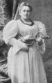 Portrait of Carrie Nichols, conductor, ca.1897