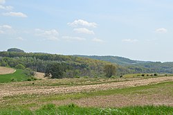 Fields along Pennsylvania Route 210