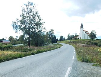 View of the present church