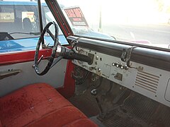 1966–1967 Bronco pickup interior