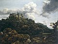 Bentheim Castle (by Jacob van Ruisdael (1653)