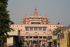 Krishna temple in Mathura.