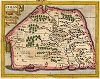 1555 Gerardus Mercator map