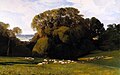 "A Nuneham pasture", 1860 painting by Edward Lear.