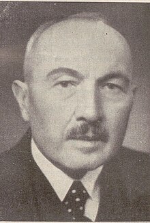 Photograph of Jan Zavřel wearing a spotted tie