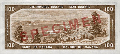 $100 banknote, "Devil's Head" printing