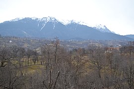 View of Sohodol and the Apuseni Mountains