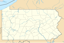 2016 Chester, Pennsylvania, train derailment is located in Pennsylvania
