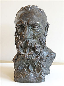 Claudel's Bust of Rodin (1888-89), in the Musée Rodin