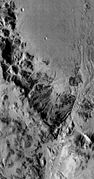 Close-up of Channels on Rim of Holden Crater, as seen by THEMIS. Image is located in the Margaritifer Sinus quadrangle.